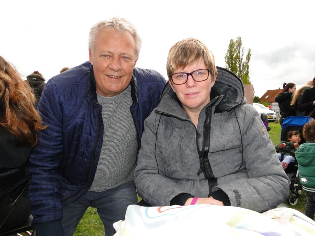 Ramona Roos met René Kruijff, directeur van ParkinsonFonds.